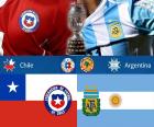 Чили против Аргентины, финальный матч Кубка Америки Чили 2015, Estadio Nacional, Santiago, Чили